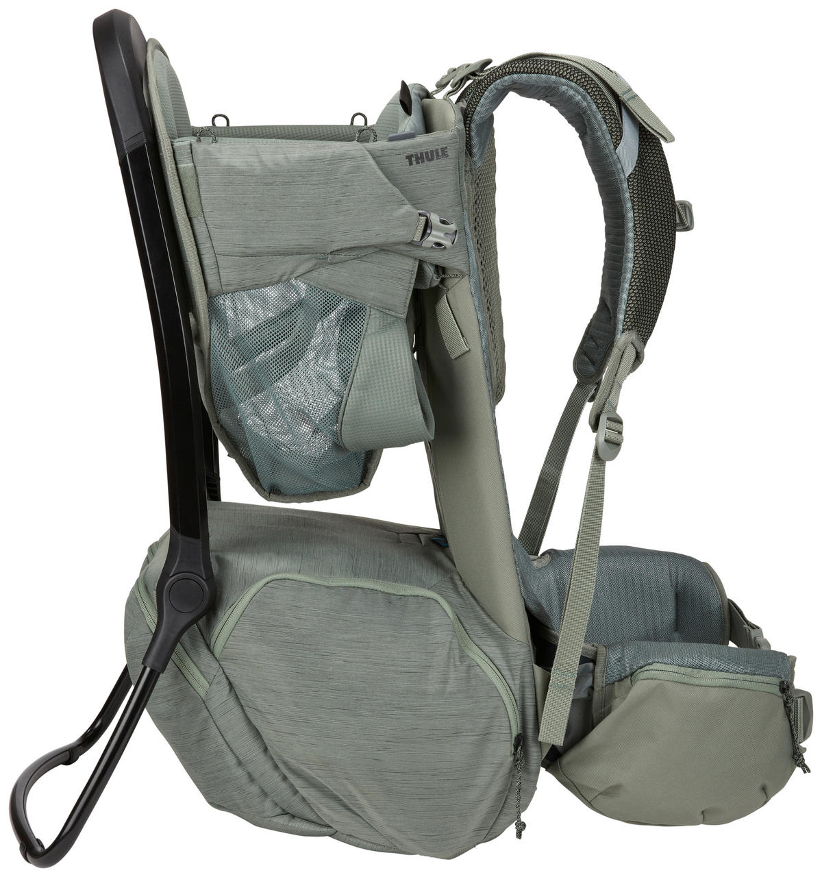 RÜCKENTRAGE SAPLING  - Schwarz/Grün, Basics, Textil (35/31/73cm) - Thule