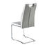 SCHWINGSTUHL Lederlook Chromfarben, Grau, Weiß - Chromfarben/Weiß, Design, Textil/Metall (44/97/60cm) - Carryhome