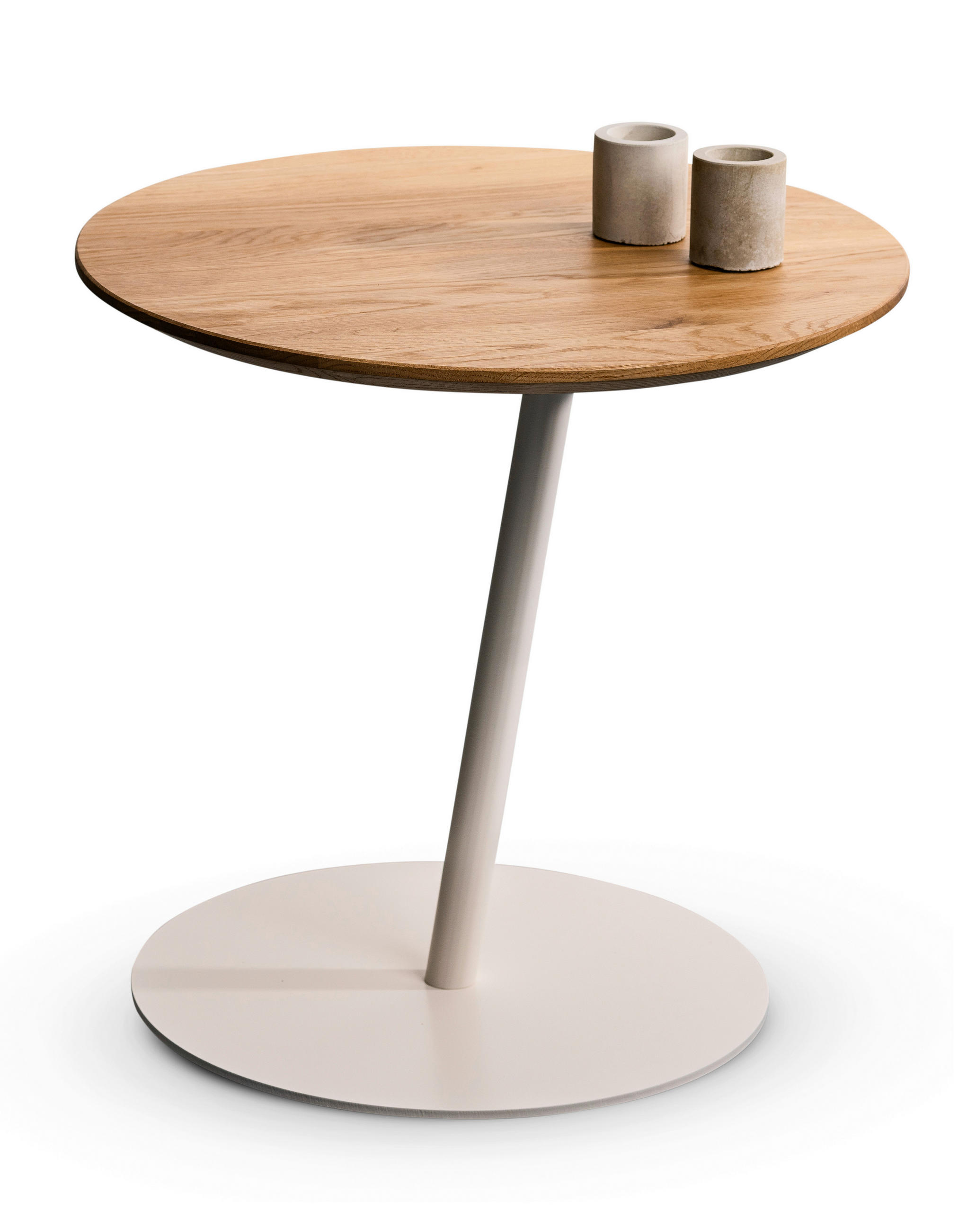 BEISTELLTISCH in Holz, Metall 50/50/49 cm  - Wildeiche, Design, Holz/Metall (50/50/49cm) - Xora