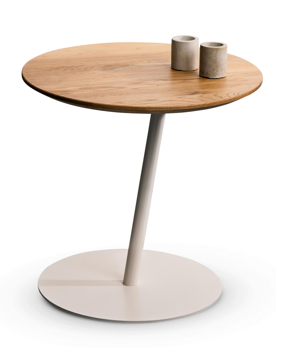 BEISTELLTISCH 50/50/49 cm Wildeiche massiv Wildeiche  - Wildeiche, Design, Holz/Metall (50/50/49cm) - Xora