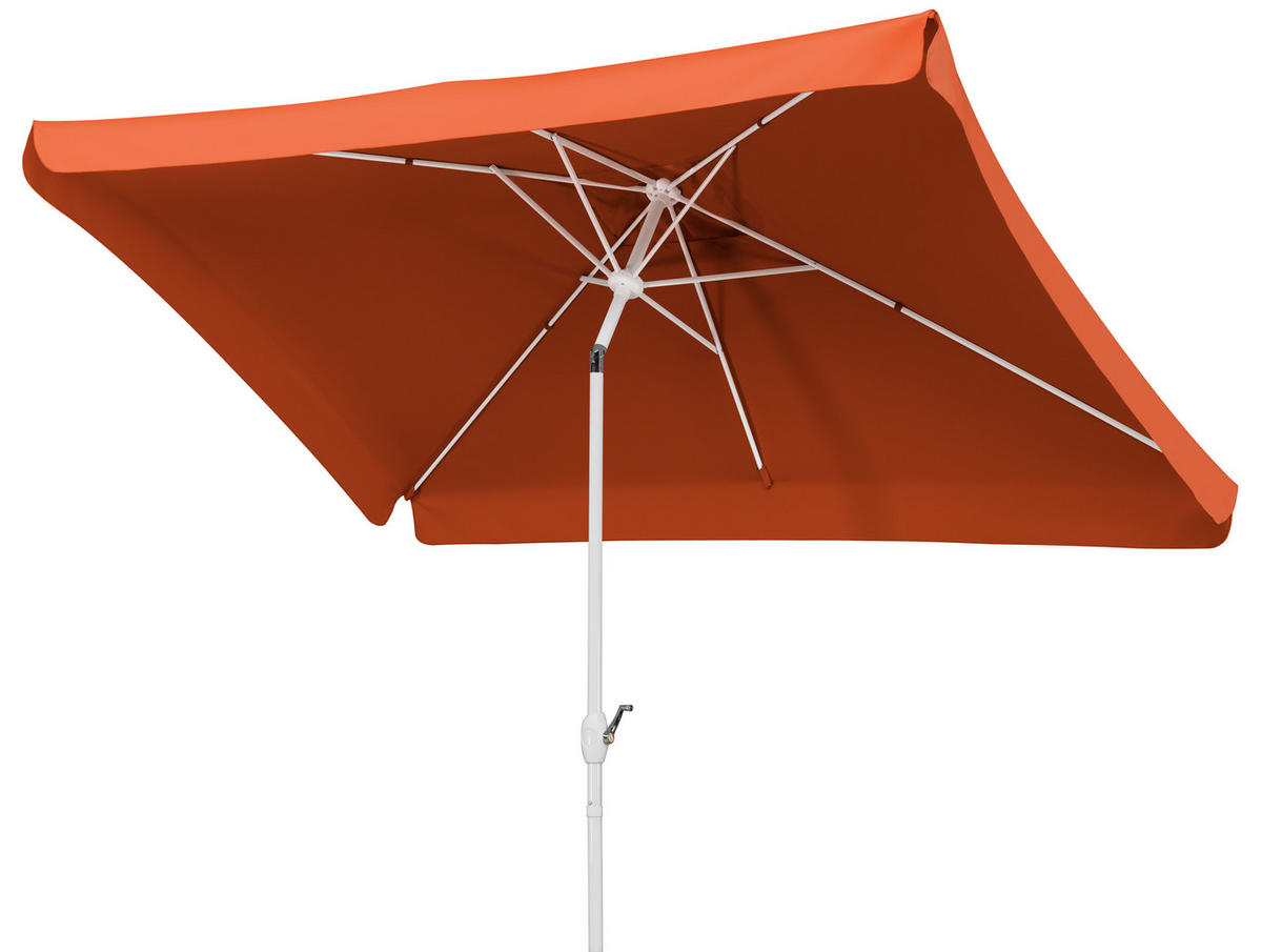 SONNENSCHIRM 300 cm Terracotta  - Terracotta/Weiß, Basics, Textil/Metall (200/250/300cm) - Schneider