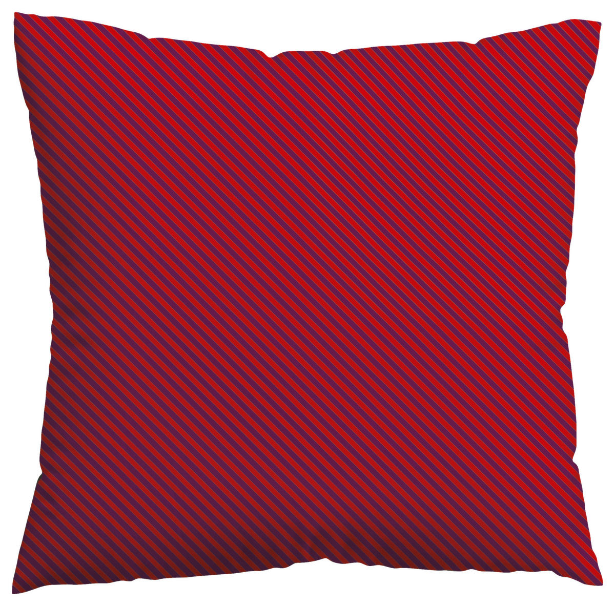 KOPFKISSENBEZUG WOVEN SATIN FADE 80/80 cm  - Lila/Rot, Basics, Textil (80/80cm) - Schlafgut