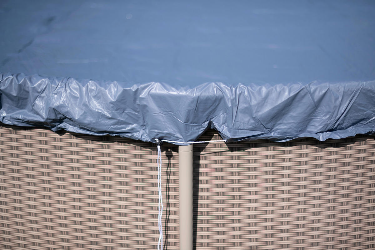 POOL PGP2Q01542D 457/106 cm  - Braun, KONVENTIONELL, Kunststoff (457/106cm)
