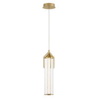 Lampă Suspendată Cu Led 15/50,5/60 cm  - auriu, Basics, sticlă/metal (15/50,5/60cm) - Elstead Lighting