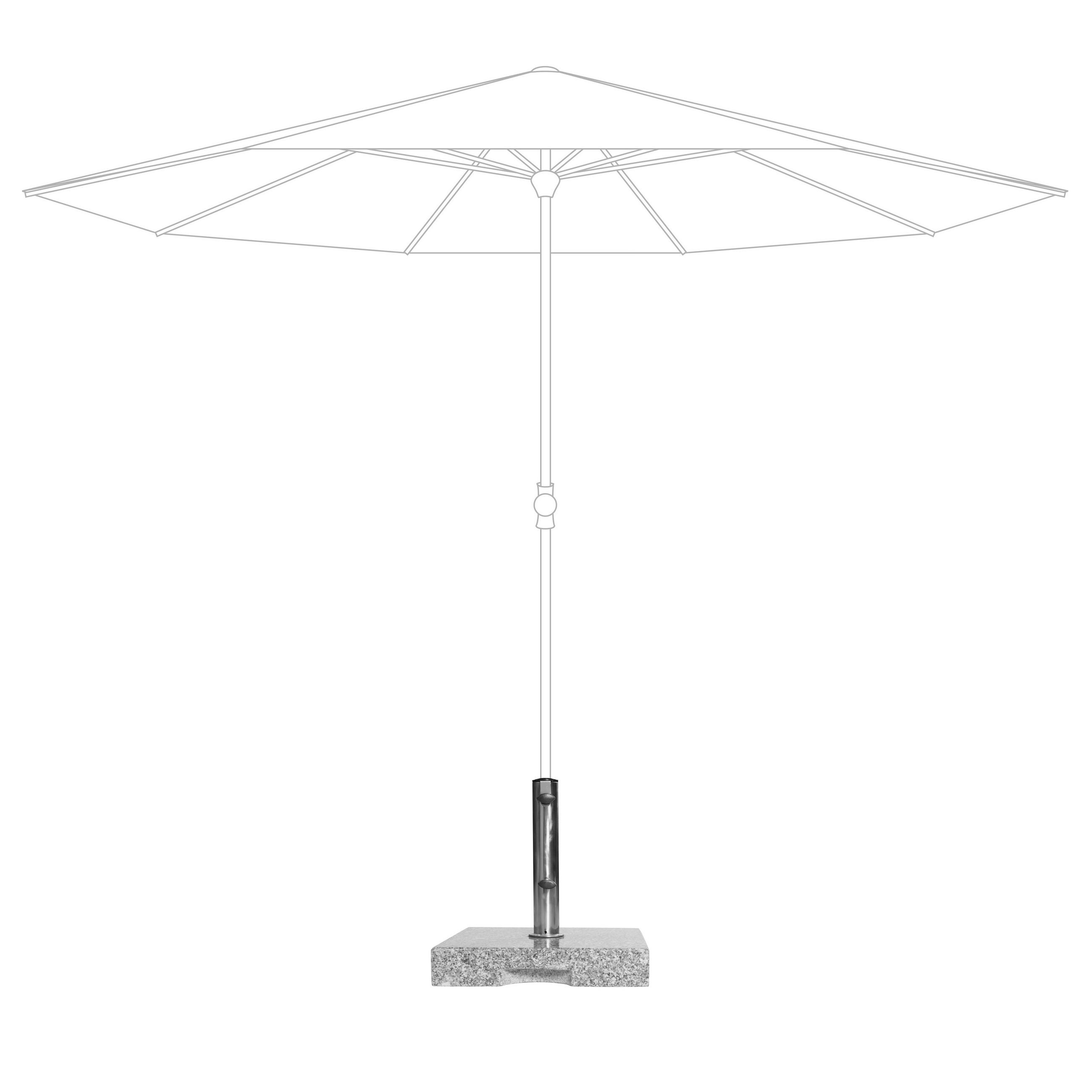 NAPERNYŐ ÁLLVÁNY - szürke, Basics, kő/fém (38/38/7cm)