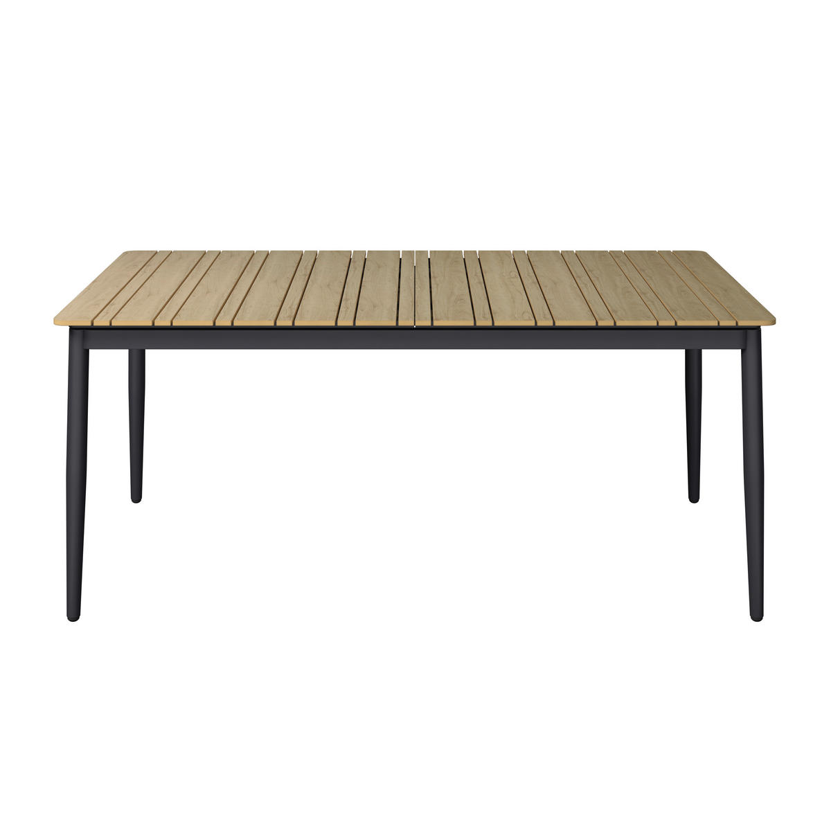 GARTENTISCH 180-235/100/76 cm  - Anthrazit/Beige, MODERN, Kunststoff/Metall (180-235/100/76cm) - Ambia Garden