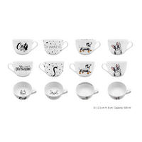 POHÁR  - fekete/fehér, Lifestyle, kerámia (0,5l)