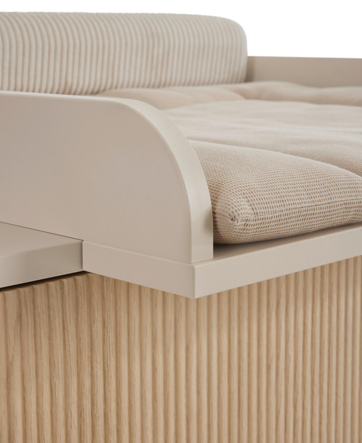 NASTAVAK ZA PREVIJANJE  Jonte  - bež, Basics, drvni materijal (124/13/79cm) - Paidi