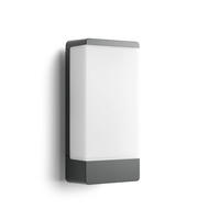 AUSSENWANDLEUCHTE L 14 12,5/27/9,5 cm  - Anthrazit/Weiß, Trend, Kunststoff (12,5/27/9,5cm) - Steinel