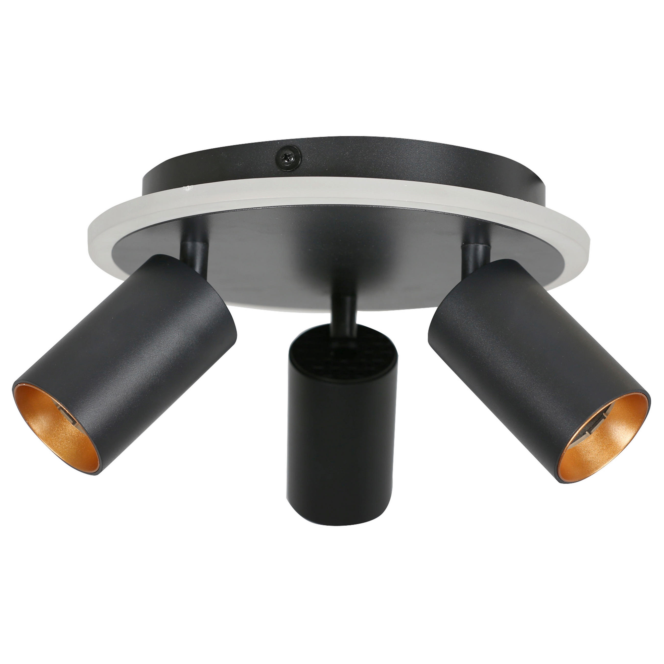 LED-DECKENSTRAHLER Parma  14/24/24 cm  - Schwarz, Design, Metall (14/24/24cm)