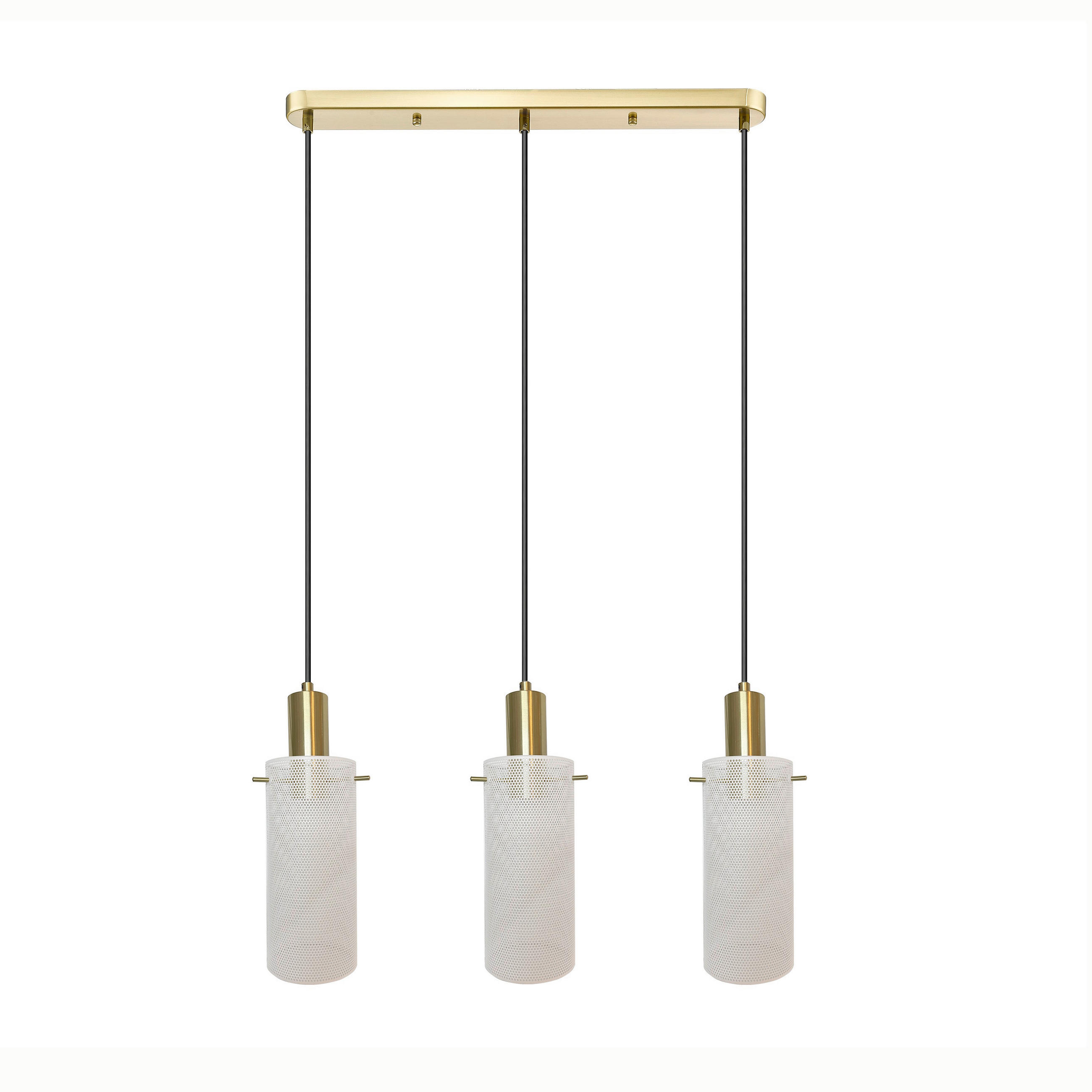 HÄNGELEUCHTE Tirana 150/54/10 cm  - Weiß, Design, Metall (150/54/10cm)