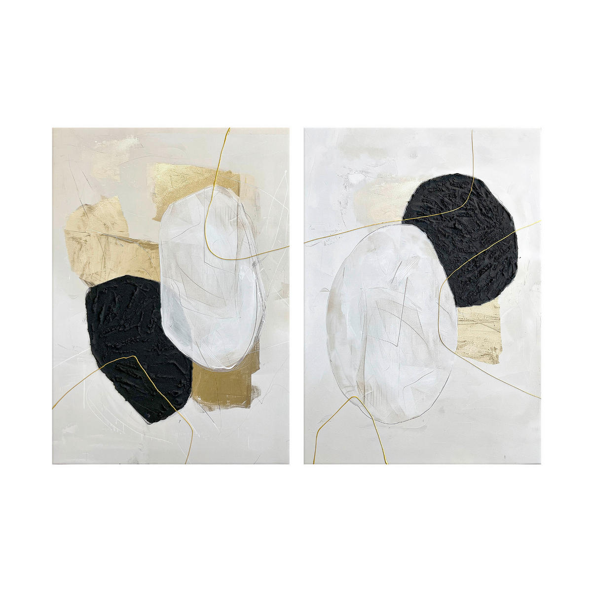 BILDERSET 50/70 cm  - Multicolor, Basics, Holz/Textil (50/70cm)