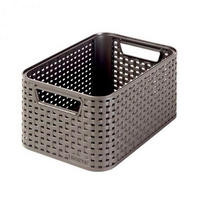 TÁROLÓKOSÁR 28.5/19.4/13 cm  - barna, Basics, műanyag (28.5/19.4/13cm) - Curver