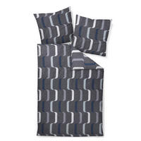 BETTWÄSCHE Makosatin 135/200 cm  - Anthrazit, Design, Textil (135/200cm) - Janine
