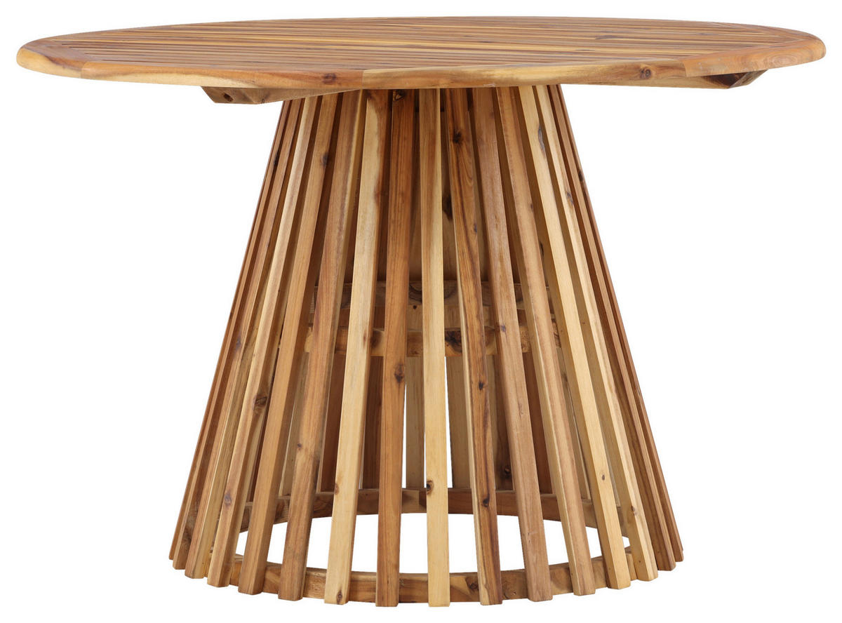 GARTENTISCH 120/120/75 cm  - Akaziefarben, KONVENTIONELL, Holz (120/120/75cm) - Gardenson