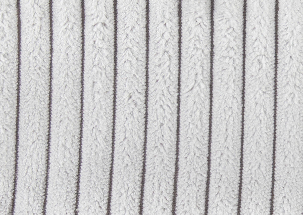 ECKSOFA  Hellgrau Cord  - Hellgrau/Schwarz, KONVENTIONELL, Kunststoff/Textil (248/248cm) - Carryhome