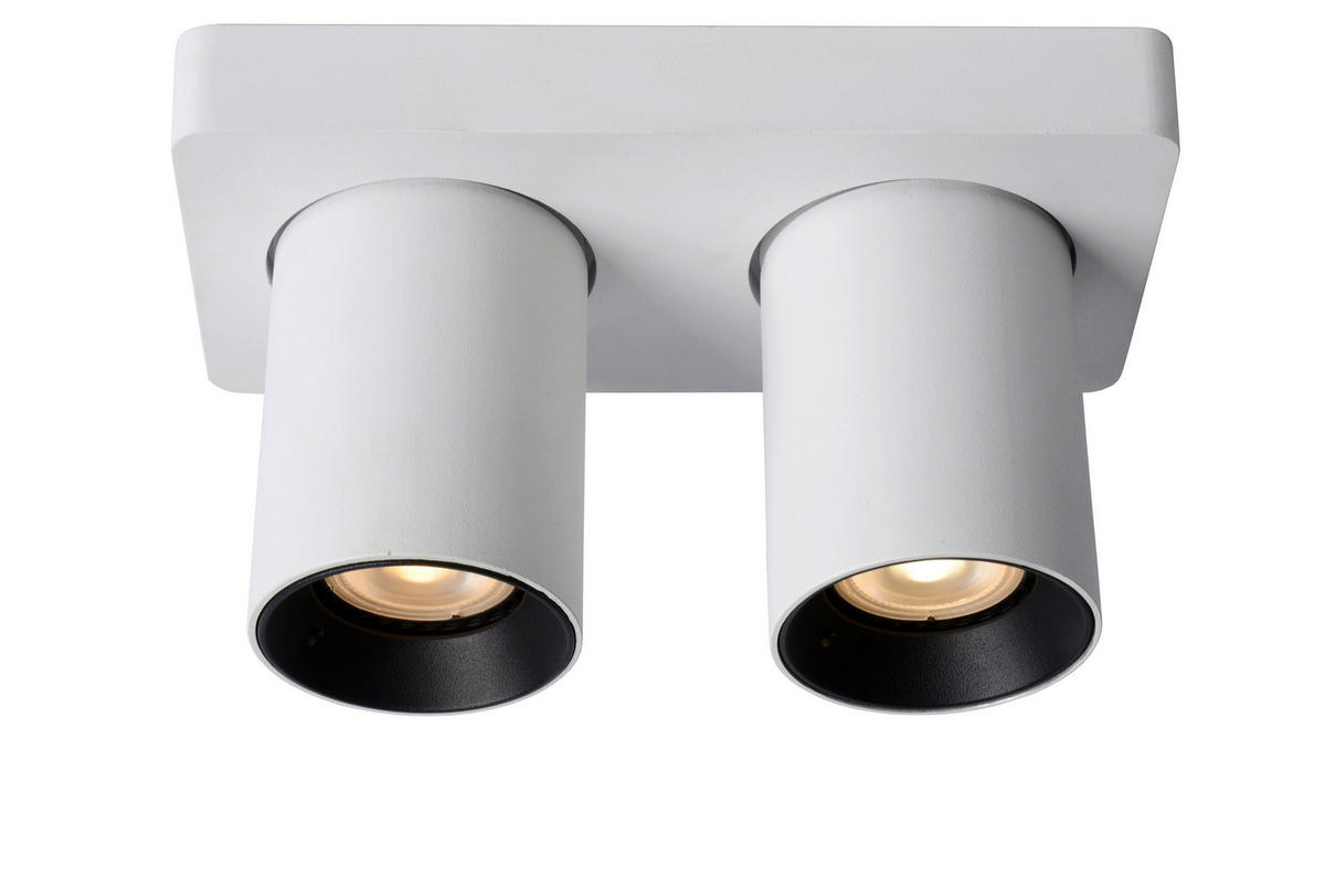 LED-STRAHLER 20/10/11.5 cm   - Weiß, KONVENTIONELL, Metall (20/10/11.5cm) - Lucide