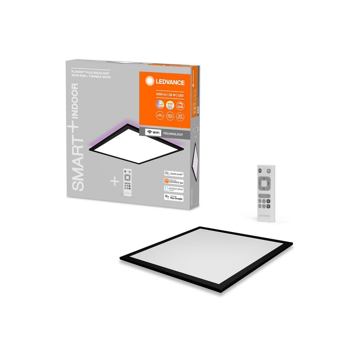 LED-PANEEL Smart+ WiFi Planon Plus Backlight 4,5/4,5/5,6 cm   - Design (4,5/4,5/5,6cm) - Ledvance