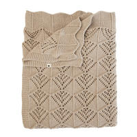 KUSCHELDECKE 24/24 cm  - Hellgelb, Design, Textil (24/24cm)