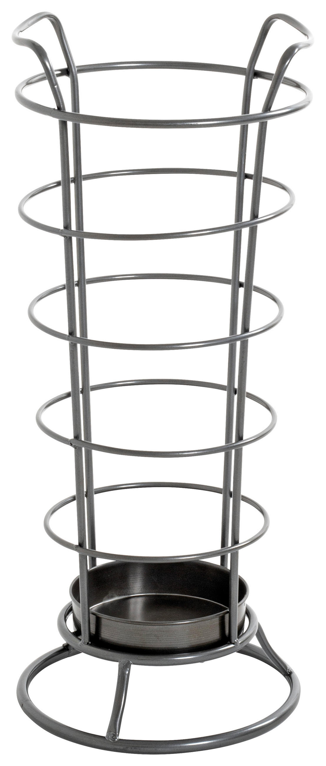 SCHIRMSTÄNDER - Anthrazit, Design, Metall (27/65/27cm)