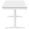 SCHREIBTISCH höhenverstellbar  - Weiß, Design, Holzwerkstoff/Kunststoff (160/80/73-118cm) - Novel