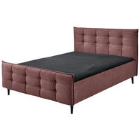 POLSTERBETT 180/200 cm  in Aubergine  - Aubergine, Basics, Holz/Holzwerkstoff (180/200cm) - MID.YOU