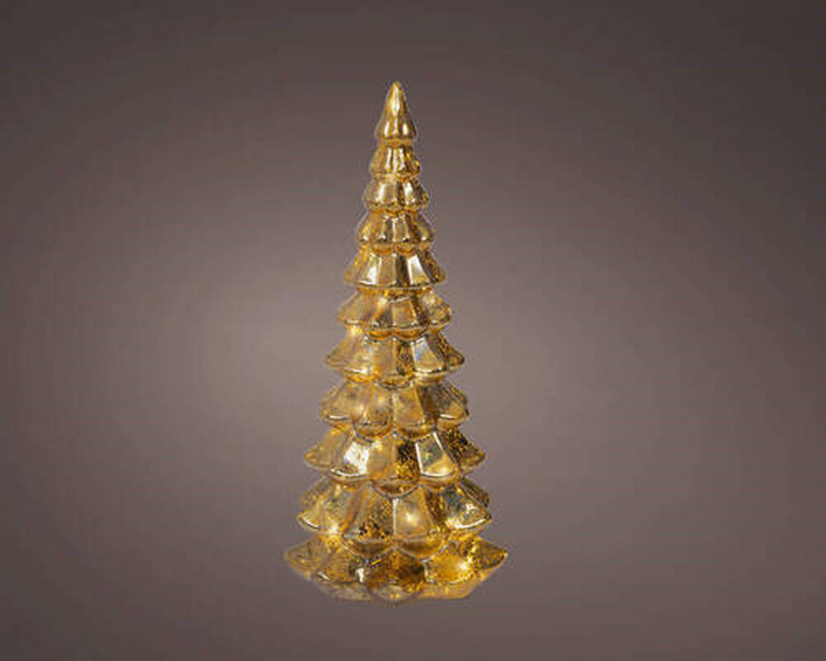 LED-DEKOLEUCHTE  - Goldfarben, LIFESTYLE, Glas (15,00/15,00/33,00cm)