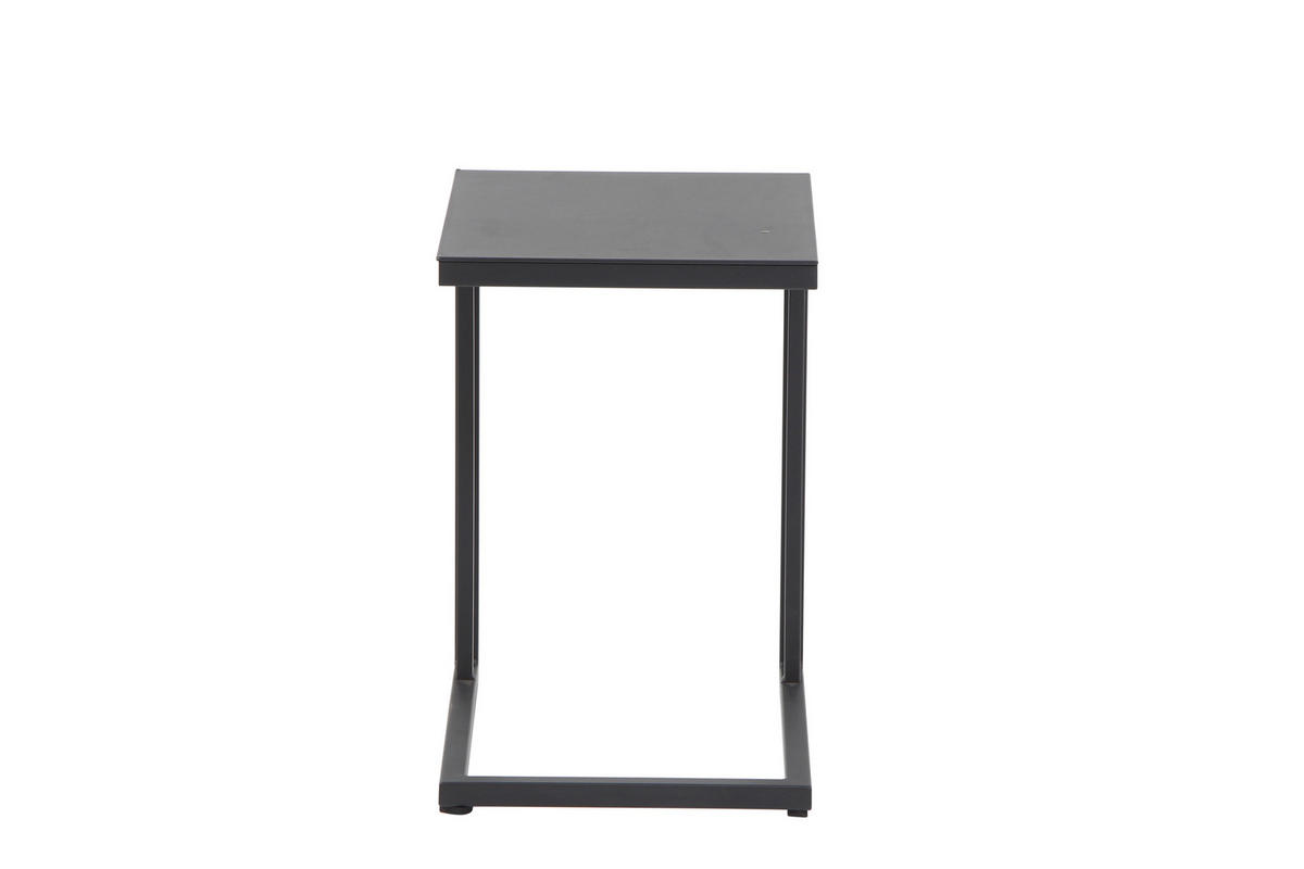 GARTENBEISTELLTISCH  - Anthrazit, Basics, Metall (33,5/50/40cm) - Siena Garden