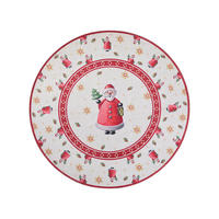 FLACHWEBETEPPICH 160 cm Toy's Delight Limited Edition Creme, Rot rund  - Rot/Creme, MODERN, Kunststoff/Textil (160cm) - Villeroy & Boch