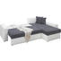 SEDACÍ SOUPRAVA, šedá, bílá, textilie - šedá/bílá, Design, textilie/umělá hmota (245/80/175cm) - Ti`me SEDACÍ SOUPRAVA, šedá, bílá, textilie - šedá/bílá, Design, textilie/umělá hmota (245/80/175cm) - Ti`me