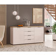 SIDEBOARD  in 180/89/43 cm  - Kaschmir/Eichefarben, Design, Holzwerkstoff/Kunststoff (180/89/43cm) - Xora