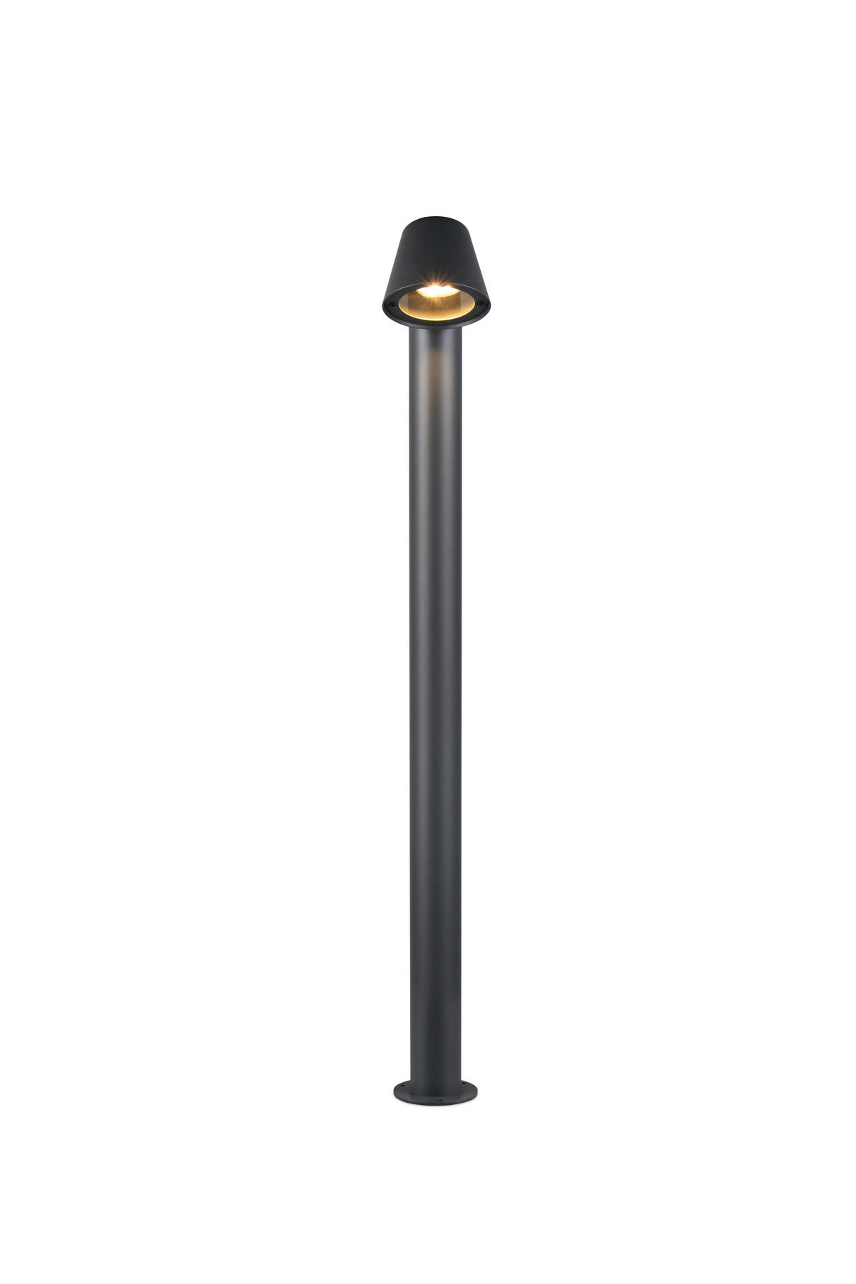 WEGELEUCHTE Beni 11.5/100/20 cm  - Klar/Anthrazit, Design, Glas/Metall (11.5/100/20cm) - Trio Leuchten