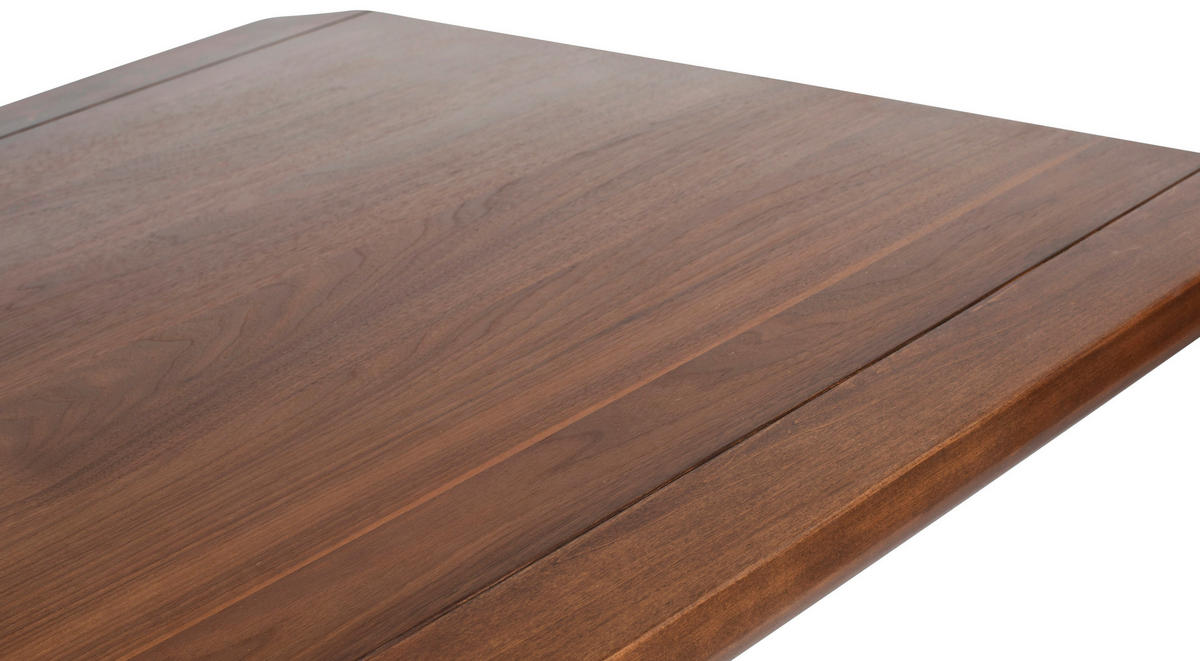 ESSTISCH Walnuss furniert rechteckig Walnussfarben  - Walnussfarben, Basics, Holz/Holzwerkstoff (180/90/75cm) - Zuiver