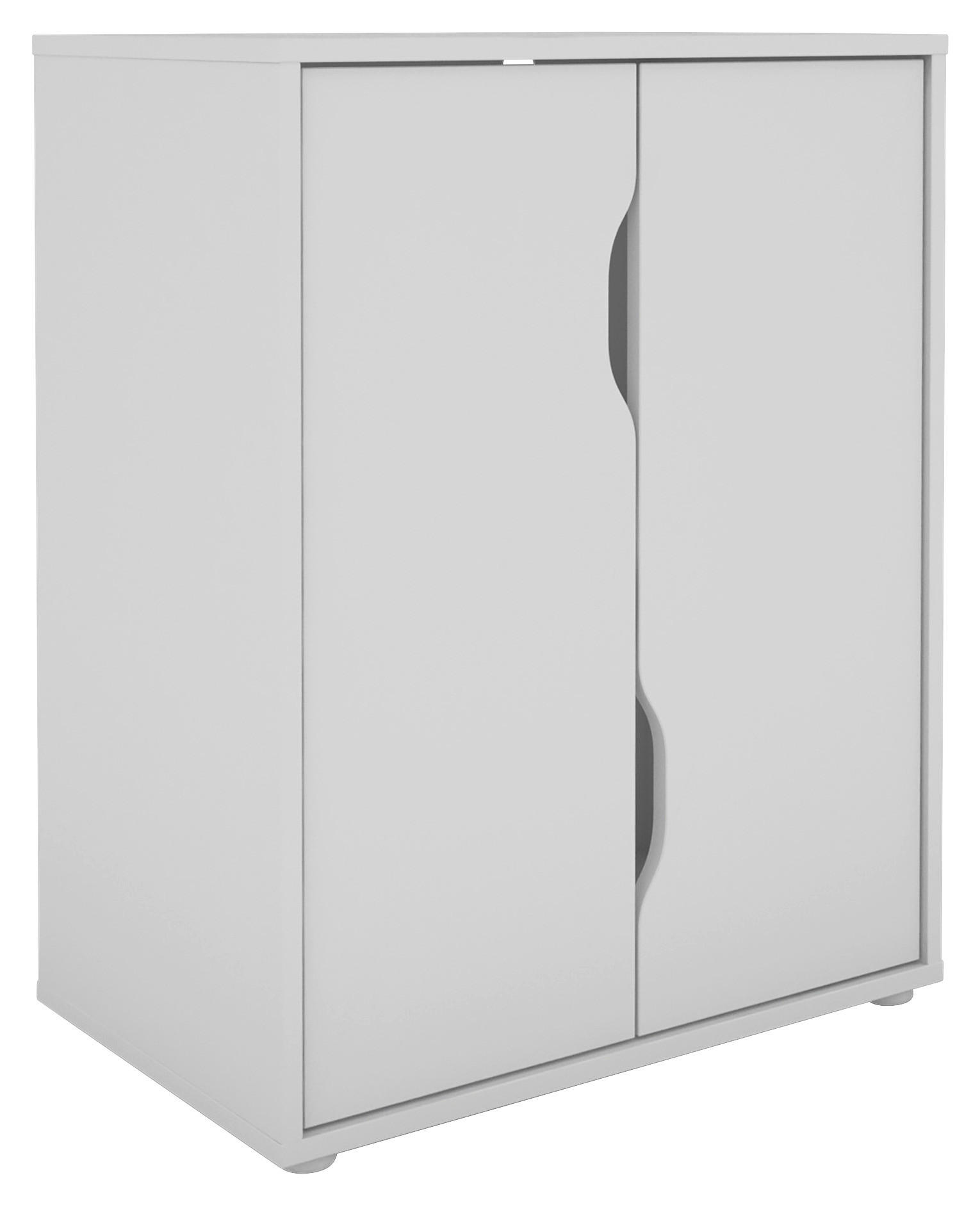 AKTENSCHRANK Weiß  - Weiß, MODERN, Holzwerkstoff (60/76,5/37cm) - MID.YOU
