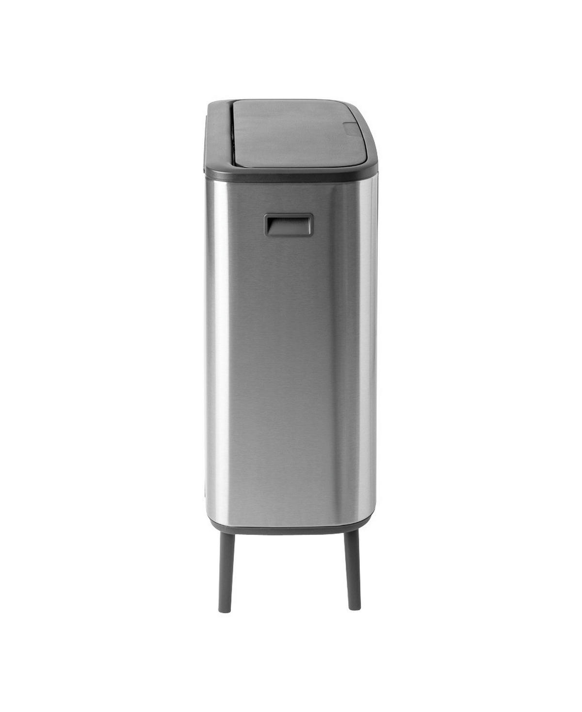 KOŠ ZA OTPAD  60 l   - siva/srebrne boje, Basics, plastika (54.5/81.5/31.2cm) - Brabantia