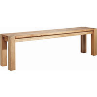 SITZBANK 160/45/33 cm Buchefarben Kernbuche massiv  - Buchefarben, Design, Holz (160/45/33cm) - Linea Natura