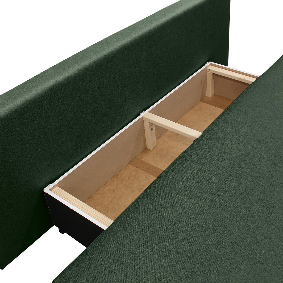 BÄDDSOFFA i vävt tyg grön  - grön/mintgrön, Design, textil/plast (200/88/87cm) - P & B