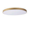LED-DECKENLEUCHTE UNAR 80/80/5 cm   - Messingfarben, KONVENTIONELL, Kunststoff/Metall (80/80/5cm) - Lucide