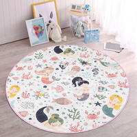 KINDERTEPPICH 120/120 cm Multicolor rund  - Multicolor, Basics, Textil (120/120cm)