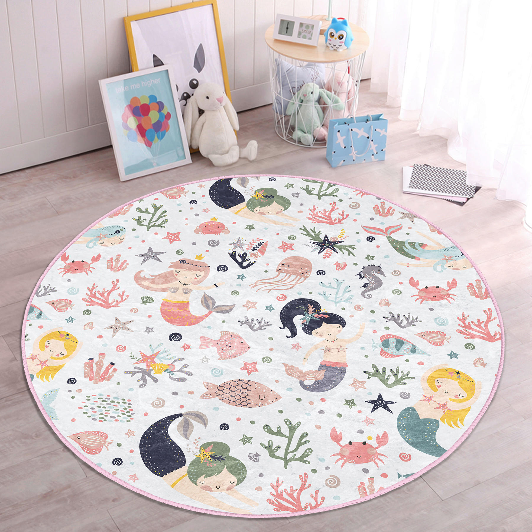 XXXLutz Kinderteppich Mehrfarbig 150x150 cm