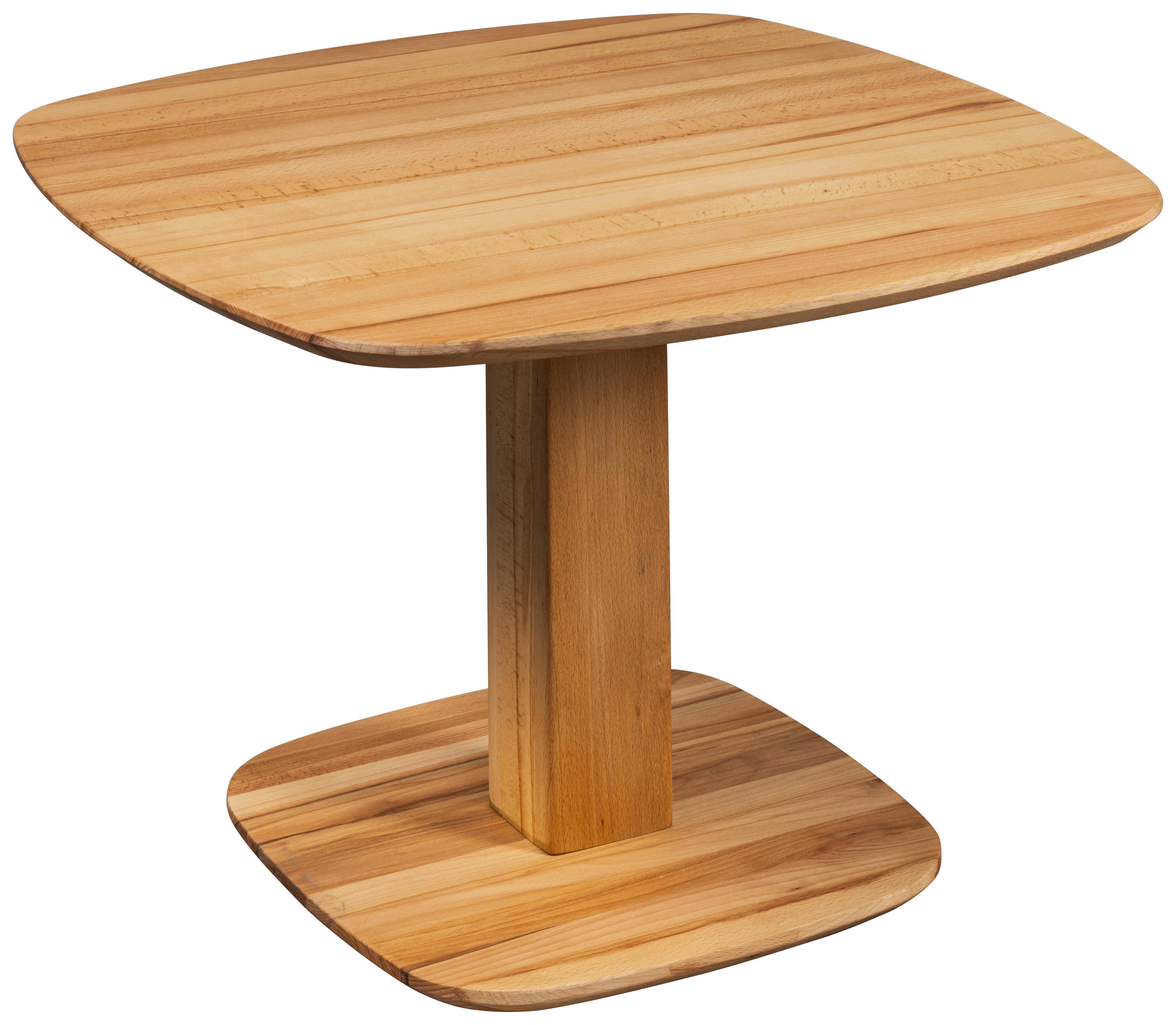 COUCHTISCH Buche Hartholz 70/70/48-67 cm quadratisch Buchefarben  - Buchefarben, Design, Holz (70/70/48-67cm) - Linea Natura