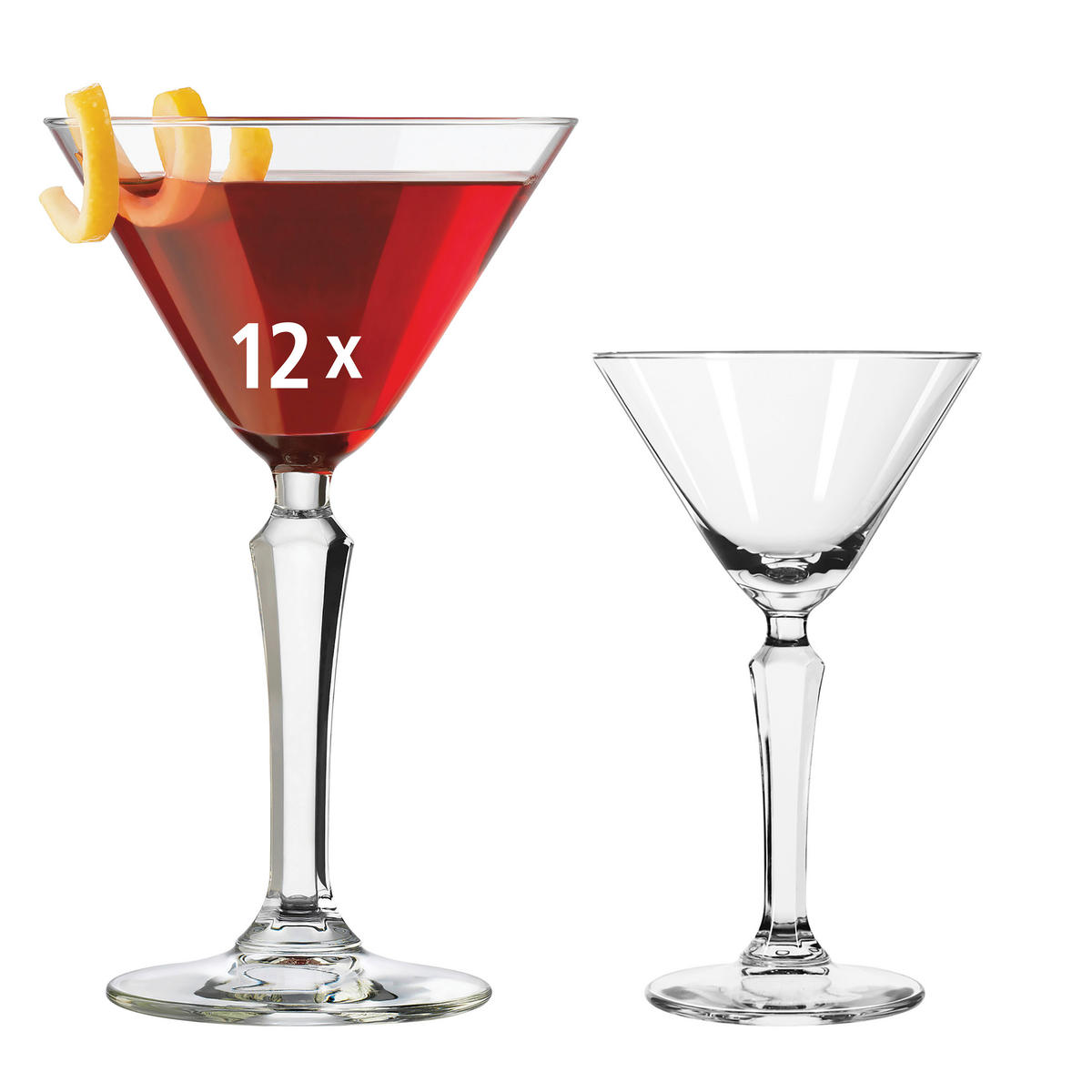 GLÄSERSET SPEAKEASY  12-teilig  - Klar, Basics, Glas (10/16,5cm)