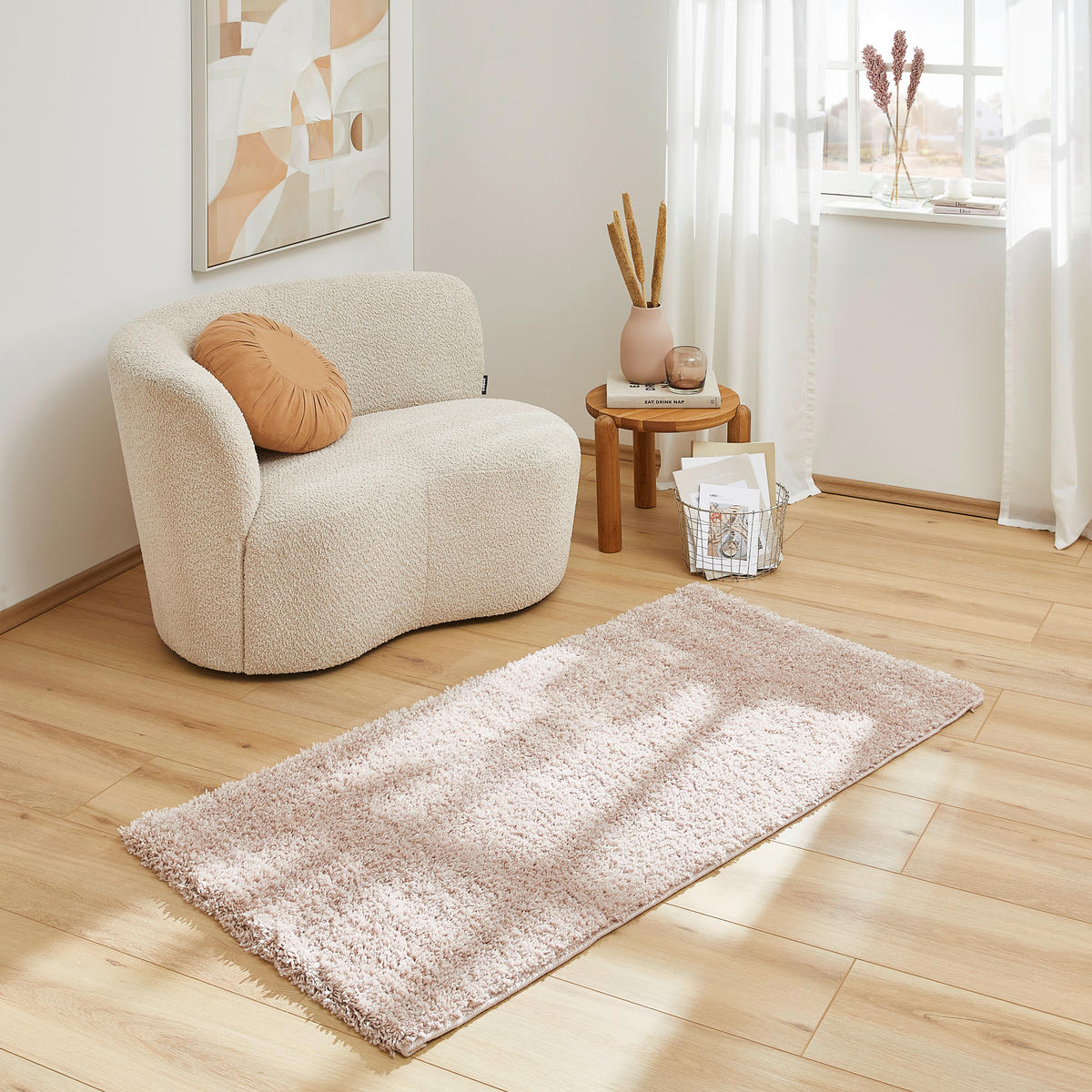 WEBTEPPICH 80/150 cm Rosa  - Rosa, Textil (80/150cm) - Boxxx