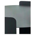 BEISTELLTISCH in Metall 40/40/40 cm  - Schwarz, Design, Metall (40/40/40cm) - Xora