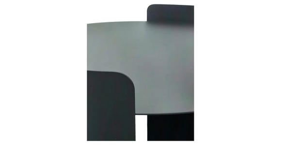 BEISTELLTISCH in Metall 40/40/40 cm  - Schwarz, Design, Metall (40/40/40cm) - Xora