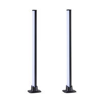 STOLNÁ LED LAMPA, diaľkový ovládač, 3/55/3 cm - čierna, Basics, kov (3/55/3cm)