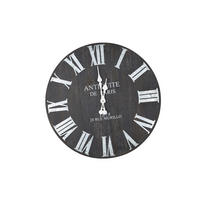WANDUHR SOPHIA Anthrazit  - Anthrazit, Design, Holzwerkstoff (60/4,5cm) - Globo