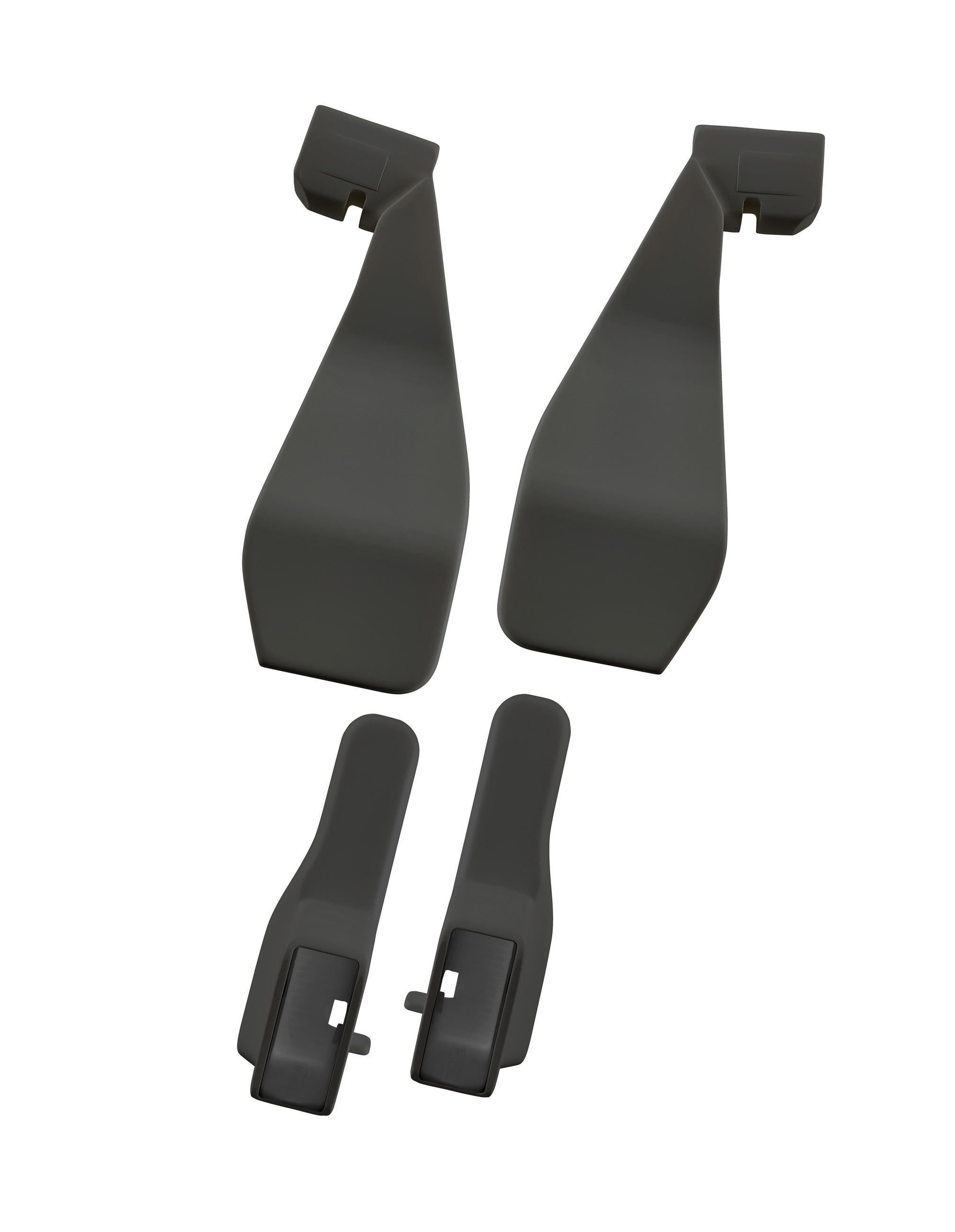 HOCHSTUHL-ADAPTER Brunch  - Grau, Basics, Kunststoff/Metall - Jimmylee