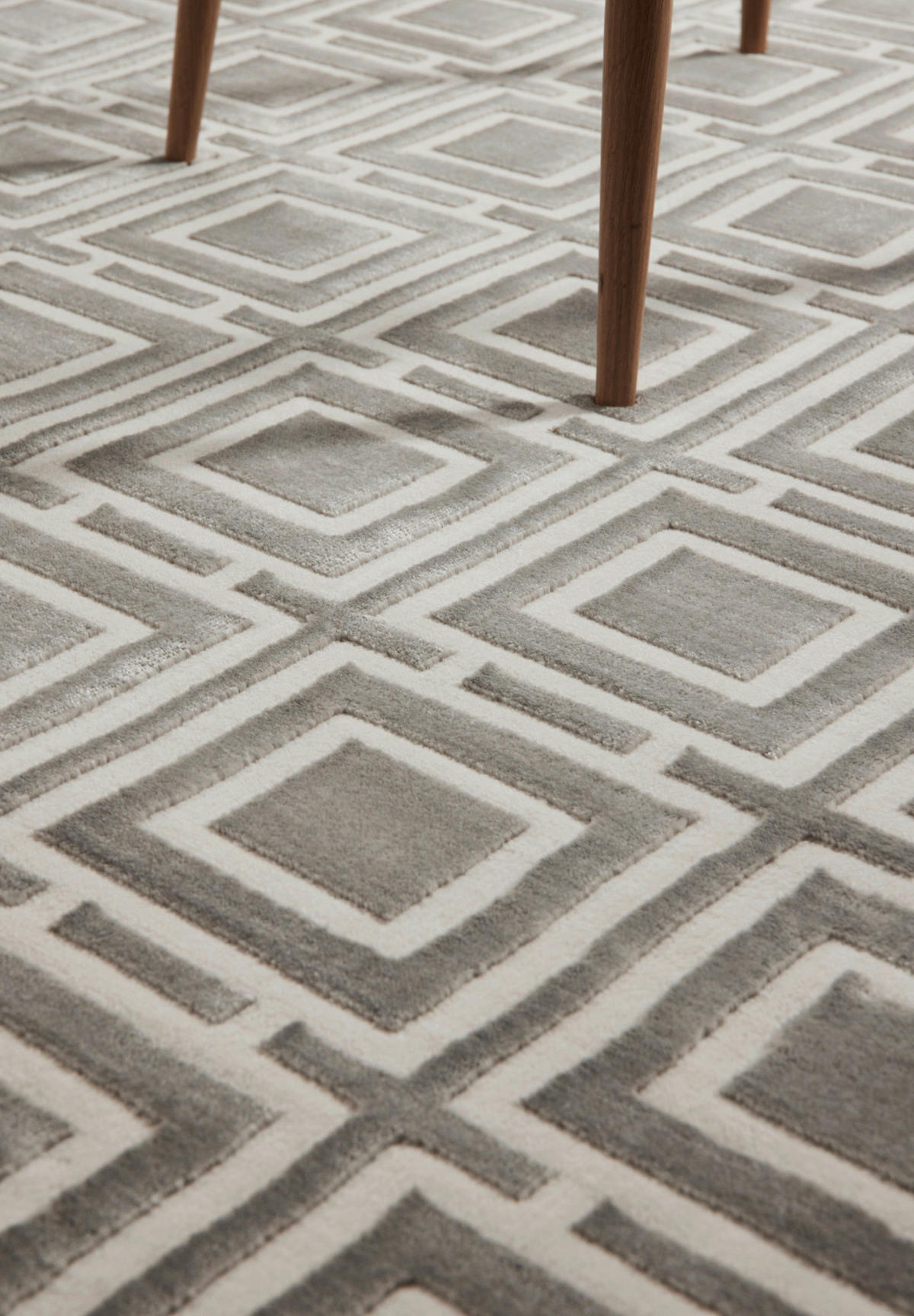 LÄUFER 80/240 cm Perles  - Creme/Grau, Design, Kunststoff (80/240cm) - Elle Decoration