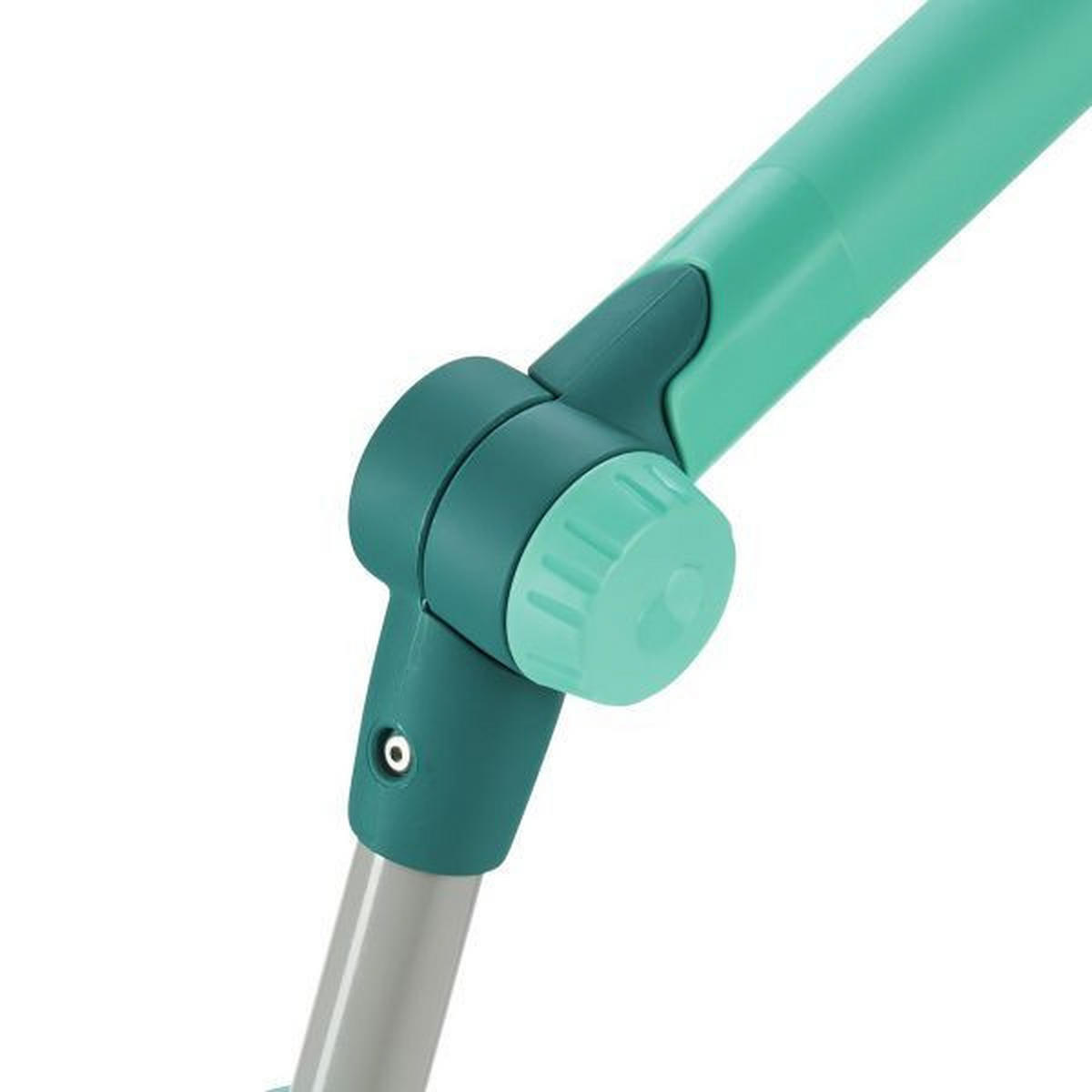 TELESKOPSTIEL - Türkis, Basics, Kunststoff/Metall (190cm) - Leifheit